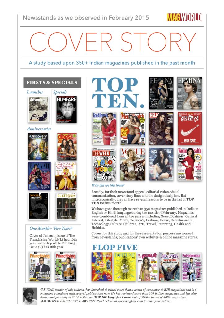 Top Ten Covers of Feb 2015