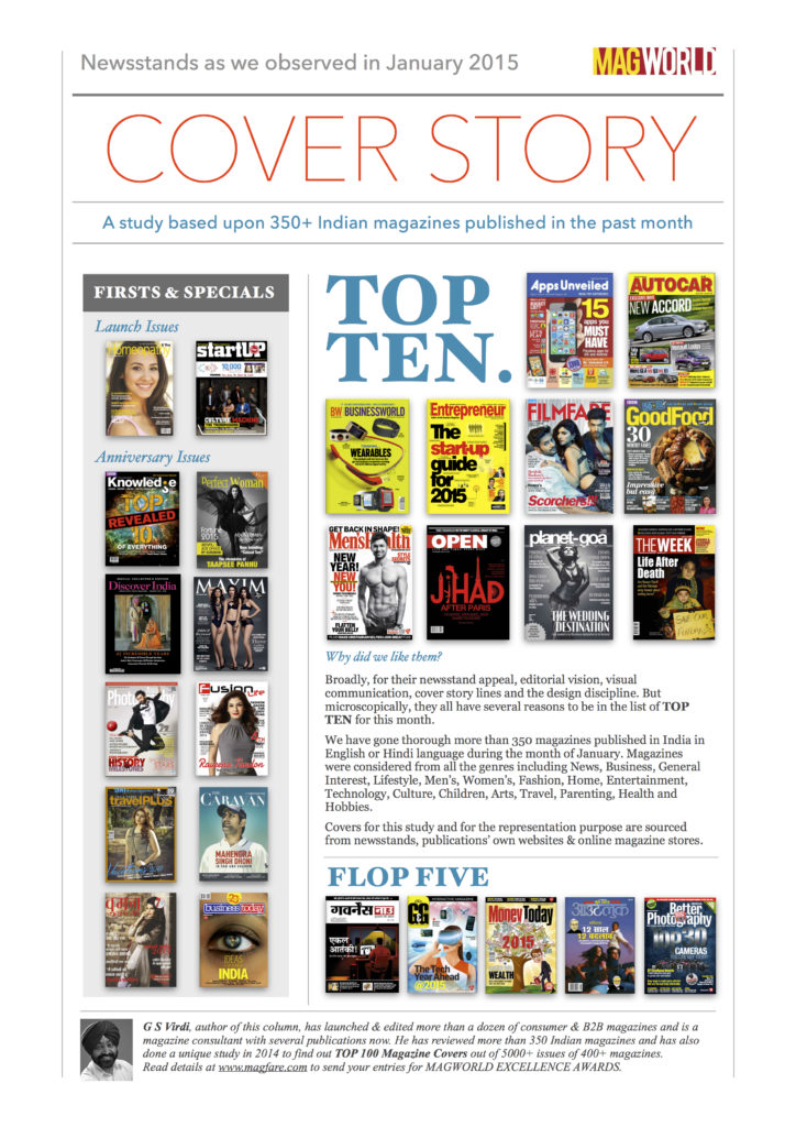 Top Ten Covers of Jan 2015